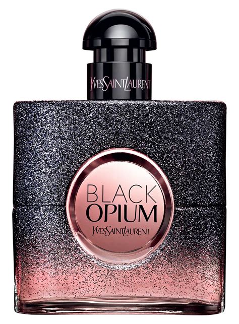 Купить оригинальный YSL Opium (Франция), Black, Floral, 